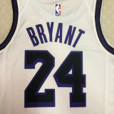 Lakers BRYANT #24 White City Edition NBA Jerseys