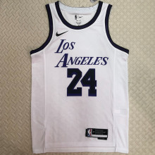 Lakers BRYANT #24 White City Edition NBA Jerseys