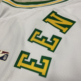 Rockets GREEN #4 White Retro NBA Jerseys