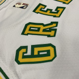 Rockets GREEN #4 White Retro NBA Jerseys