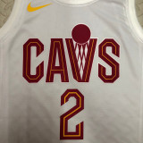 Cleveland IRVING #2 White NBA Jerseys