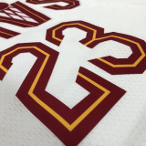 Cleveland JAMES #23 White NBA Jerseys