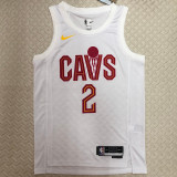 Cleveland IRVING #2 White NBA Jerseys