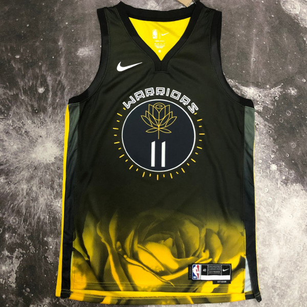 Warriors THOMPSON #11 Black City Edition NBA Jerseys