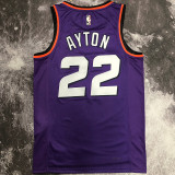 Suns AYTON #22 Purple Retro NBA Jerseys