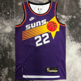 Suns AYTON #22 Purple Retro NBA Jerseys