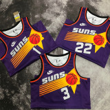 Suns AYTON #22 Purple Retro NBA Jerseys