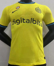 2022/23 In Milan Third Yellow Player Version Jersey