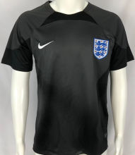 2022/23 England Goalkeeper Black Fans Soccer Jersey