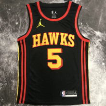 Hawks MURRY #5 Black NBA Jerseys