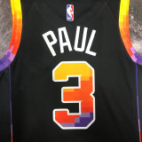 Suns PAUL #3 Black NBA Jerseys
