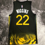 Warriors WIGGINS #22 Black City Edition NBA Jerseys