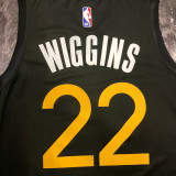 Warriors WIGGINS #22 Black City Edition NBA Jerseys