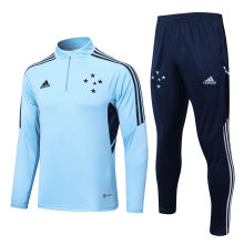 2022/23 Cruzeiro Light Blue Sweater Tracksuit ( B618)