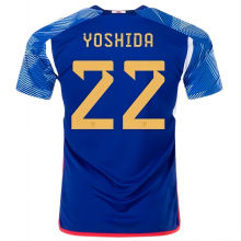 YOSHIDA #22 Japan 1:1 Home Blue Fans Jersey 2022/23