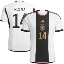 MUSIALA #14 Germany 1:1 Quality Home Fans Jersey 2022/23