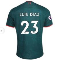 Luis Díaz #23 LFC 1:1 Third Fans Jersey 2022/23 (League Font)