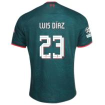 Luis Díaz #23  LFC 1:1 Third Fans Jersey 2022/23 (UCL Font 欧冠字体)