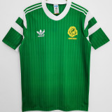 1990 Cameroun Home Green Retro Soccer Jersey