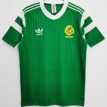 1990 Cameroun Home Green Retro Soccer Jersey