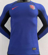 2022/23 NL  Away Blue Player Version Long Sleeve Jersey 长袖