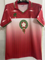 1994/95 Morocco Red Retro Soccer Jersey