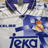 1996/97 RM White Third Retro Soccer Jersey