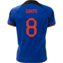 GAKPO #8 NL1:1 Quality Away Blue Fans Jersey 2022/23