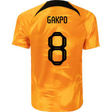 GAKPO #8 NL1:1 Quality Home Orange Fans Jersey 2022/23