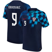 Kramarić # 9 Croatia 1:1 Away Fans Jersey 2022/23