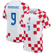 Kramarić # 9 Croatia 1:1 Home Fans Jersey 2022/23
