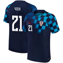 VIDA # 21 Croatia 1:1 Away Fans Jersey 2022/23