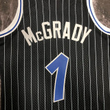 2003-04 Magic McGRADY #1 Black Retro NBA Jerseys 热压