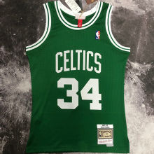 Celtics PIERCE #34 Green Retro NBA Jerseys 热压