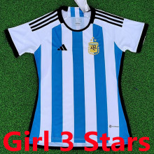 2022/23 Argentina Home Women Jersey (3 Stars 3星)