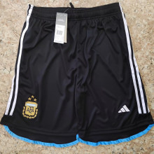 3 Stars 2022/23 Argentina Black Fans Shorts Pants