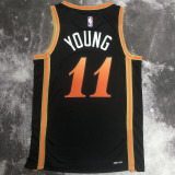 Eagles YOUNG #11 Black City Edition NBA Jerseys