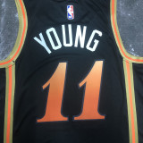 Eagles YOUNG #11 Black City Edition NBA Jerseys