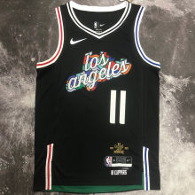 Clippers WALL #11 Black City Edition NBA Jerseys