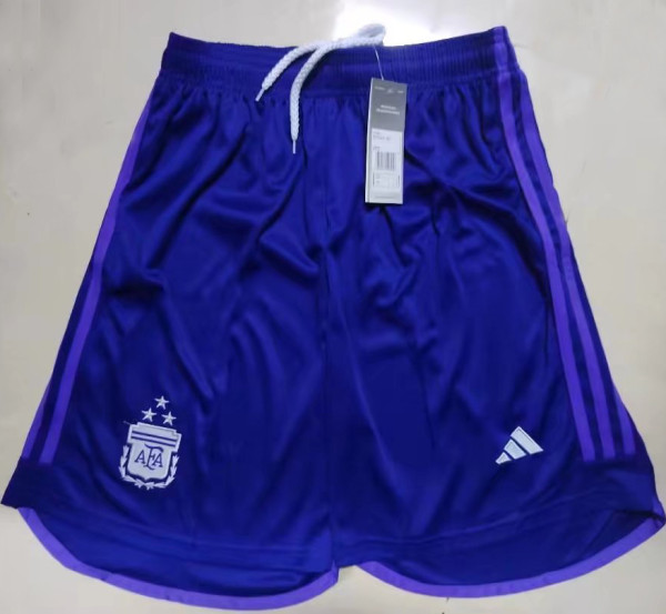 3 Stars 2022/23 Argentina Away Fans Shorts Pants