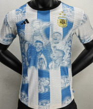 2022/23 Argentina Home Champions Player Version Soccer Jersey (3 Stars 3星)