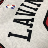 Bulls LAVINE #8 White City Edition NBA Jerseys