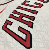 Bulls JORDAN #23 White City Edition NBA Jerseys