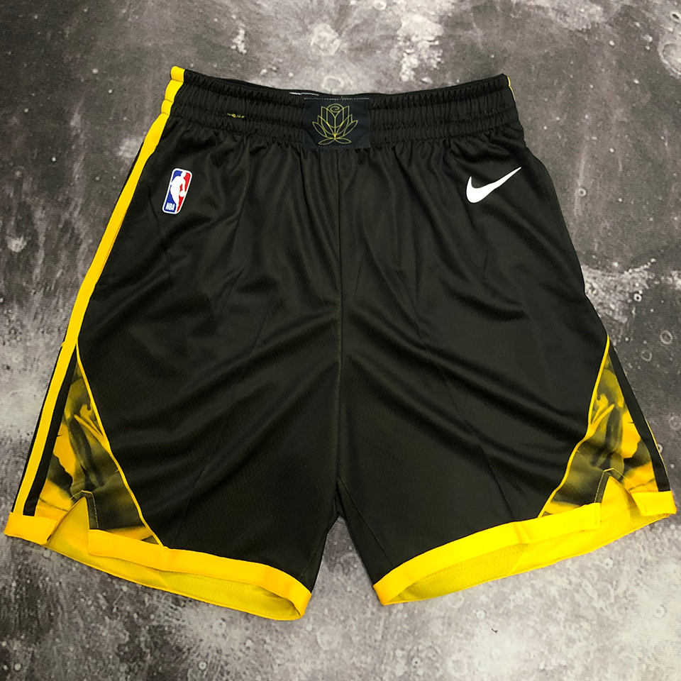 2023 Warriors Black City Edition NBA Pants