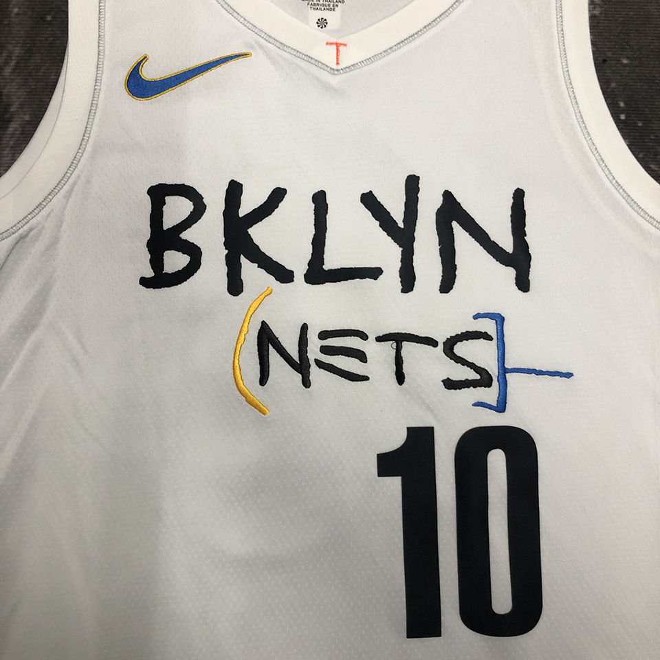 Nets SIMMONS #10 White City Edition NBA Jerseys
