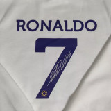 2023 Al Nassr Ronaldo #7 White Hoody