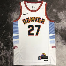 Nuggets MURRAY #27 Off White City Edition NBA Jerseys