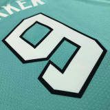 Spurs PARKER #9 Light Green City Edition NBA Jerseys