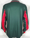 1998 Morocco Green Retro Long Sleeve Soccer Jersey