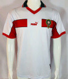 1998 Morocco White Retro Soccer Jersey
